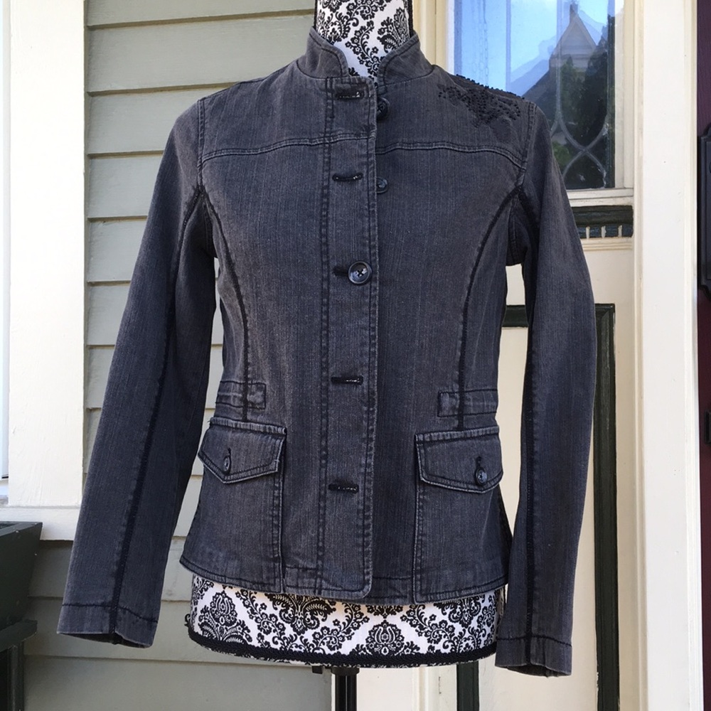 Like new Coldwater Creek fitted denim jacket